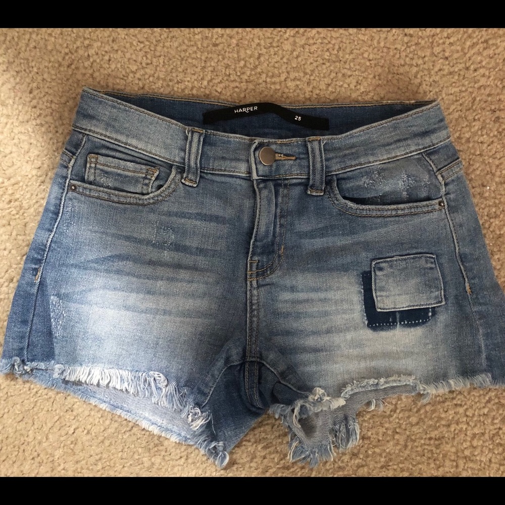 Harper denim shorts